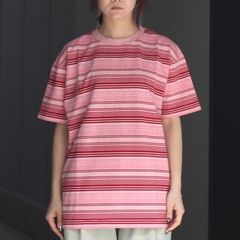 【残り一点】Cracked Stripe Tee