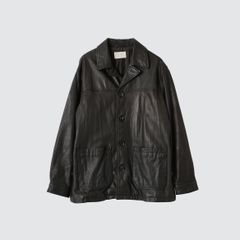 【残りわずか】Goat Leather Car Coat
