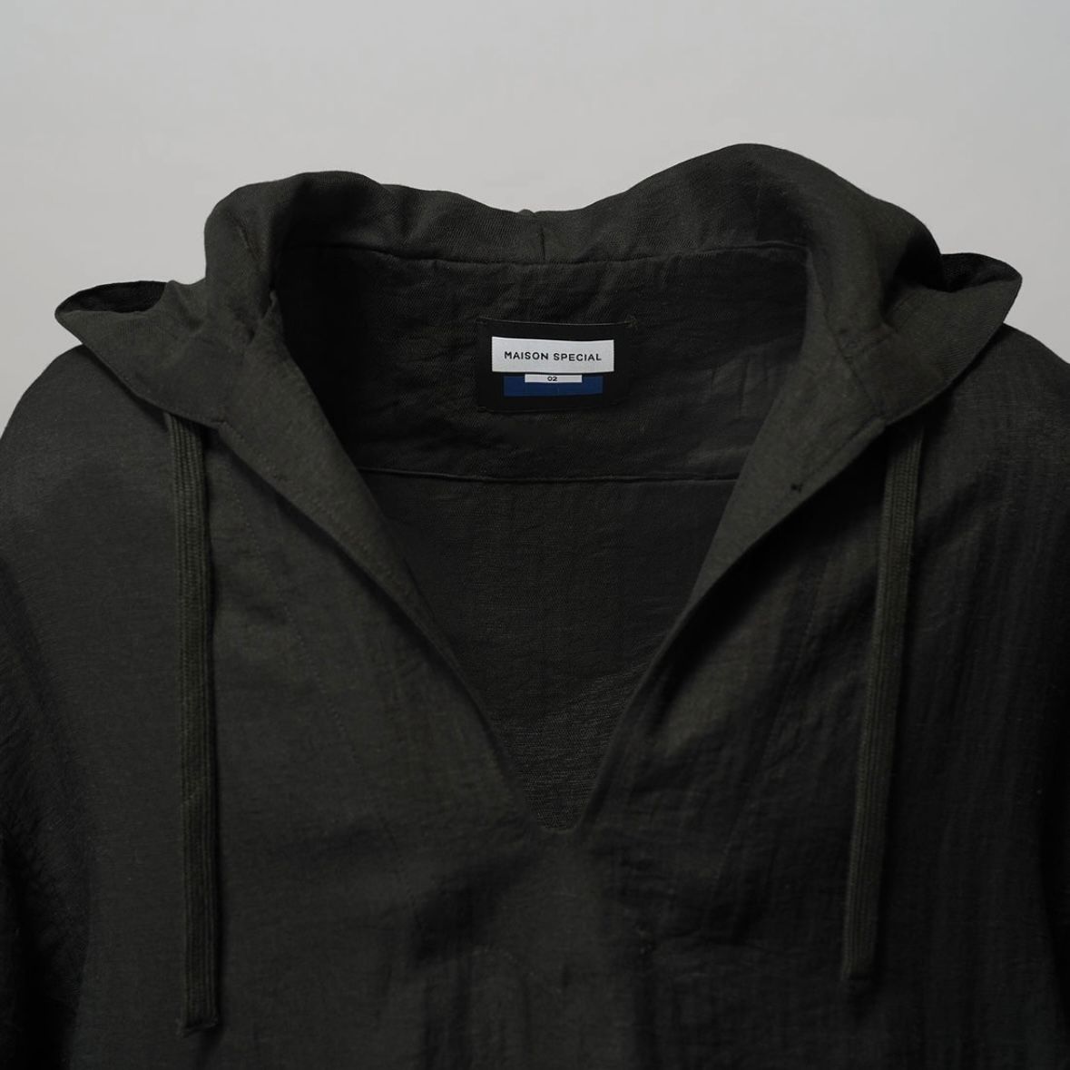 【残り一点】Deep Front Neck Prime-Over Mexican Shirt Hoodie