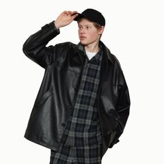 【残りわずか】Leather Car Coat