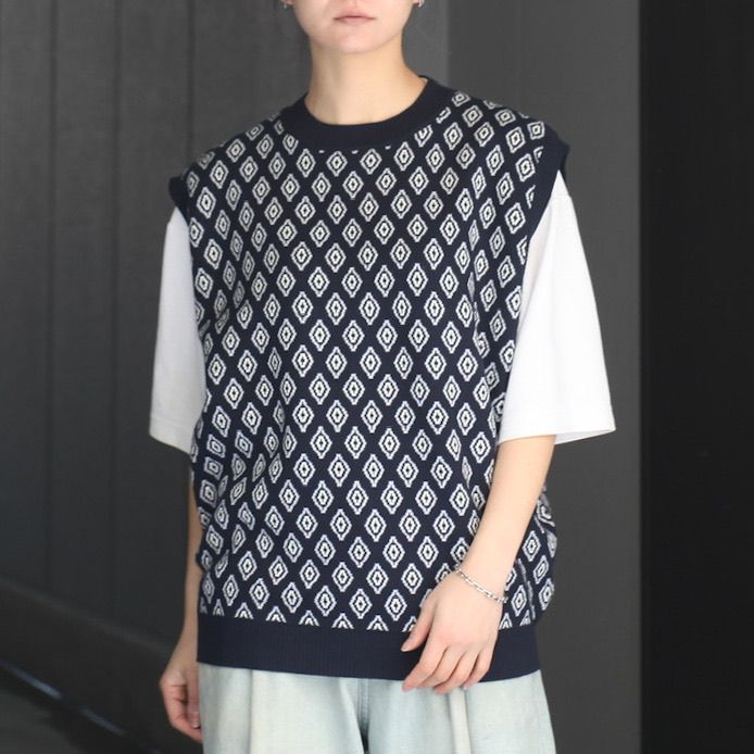 TTT_MSW 23ss DIAMOND KNIT POLO 安心なので買 メンズ | maisoneloe.com