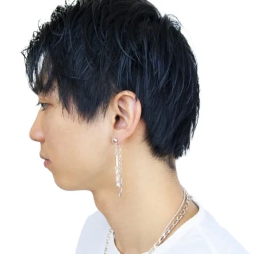 【お取り寄せ注文可能】Mix Chain Pierce_No.2(SILVER)