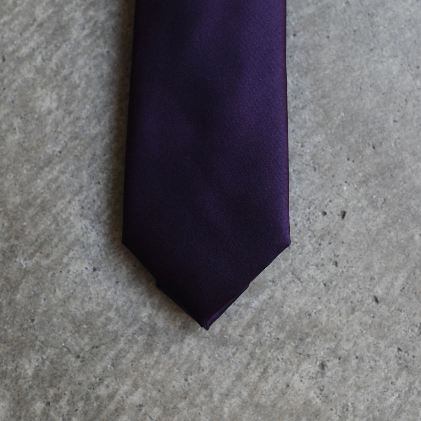 【残り一点】70mm Narrow Tie(PURPLE)