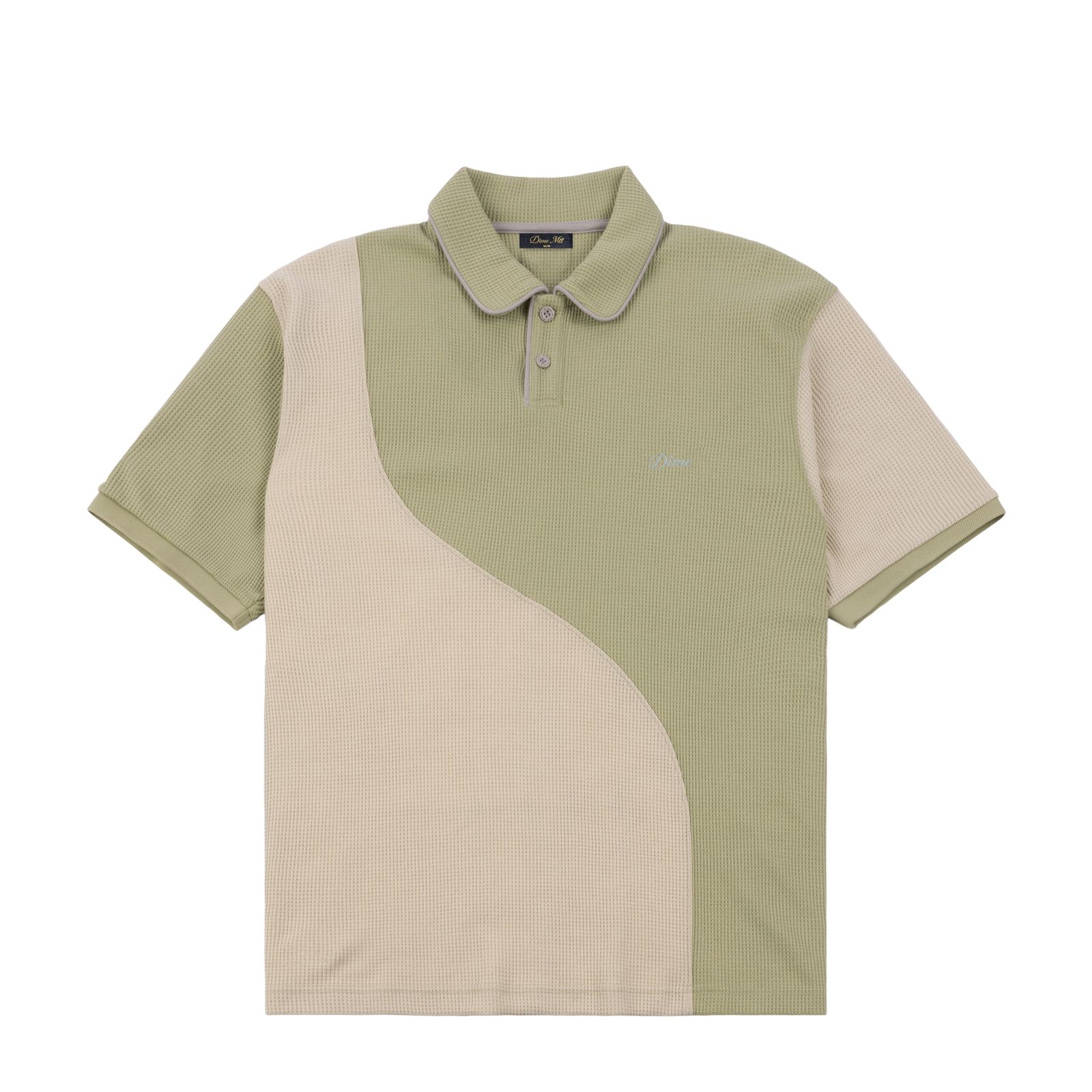 Dime ダイム Waffle Polo ワッフル ポロ シャツ 関税配送料無料 Dime ダイム Waffle Polo ワッフル ポロ シャツ 関税配送料無料
