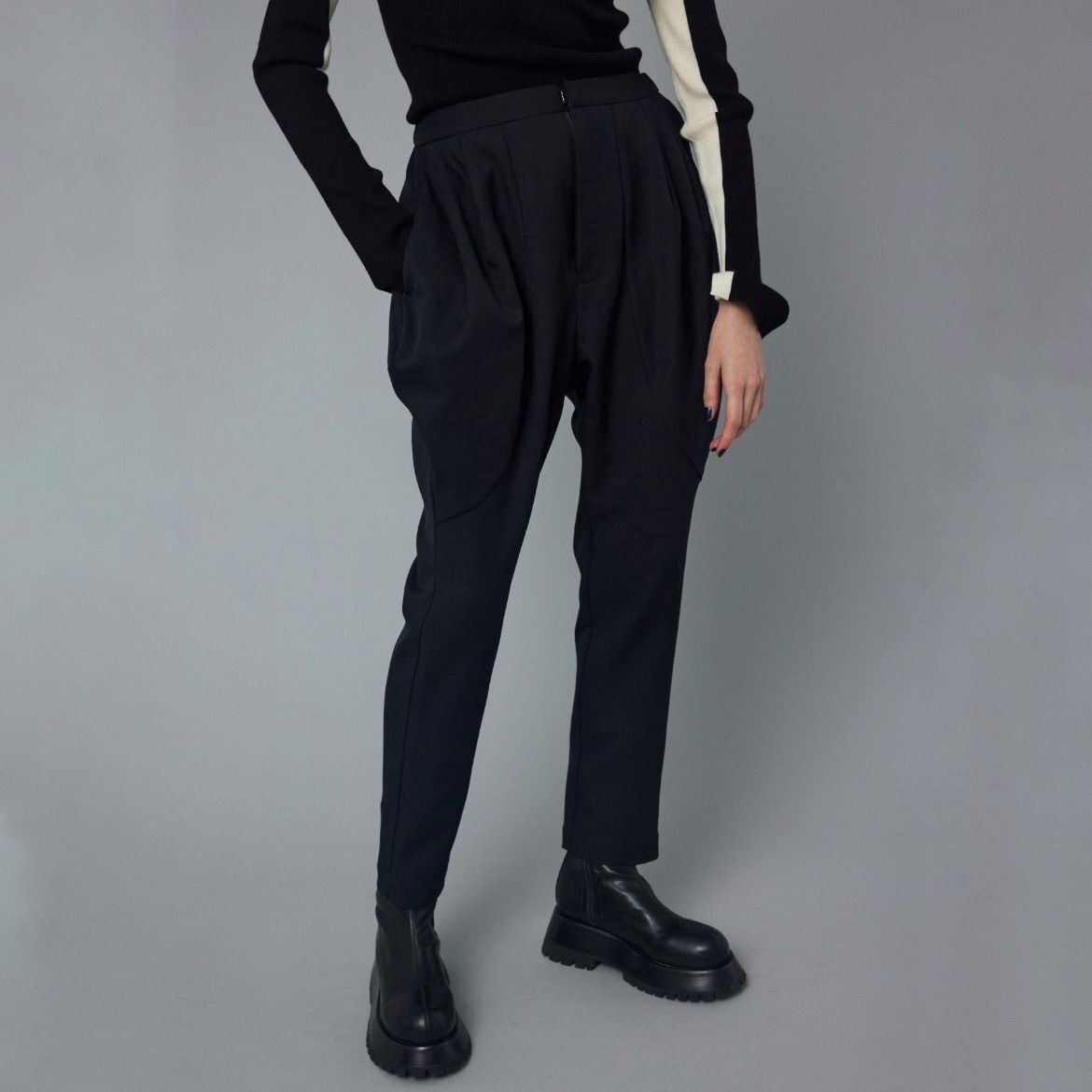 HeRIN.CYE ヘリンドットサイ マウンテン ジョガー パンツ ブラック