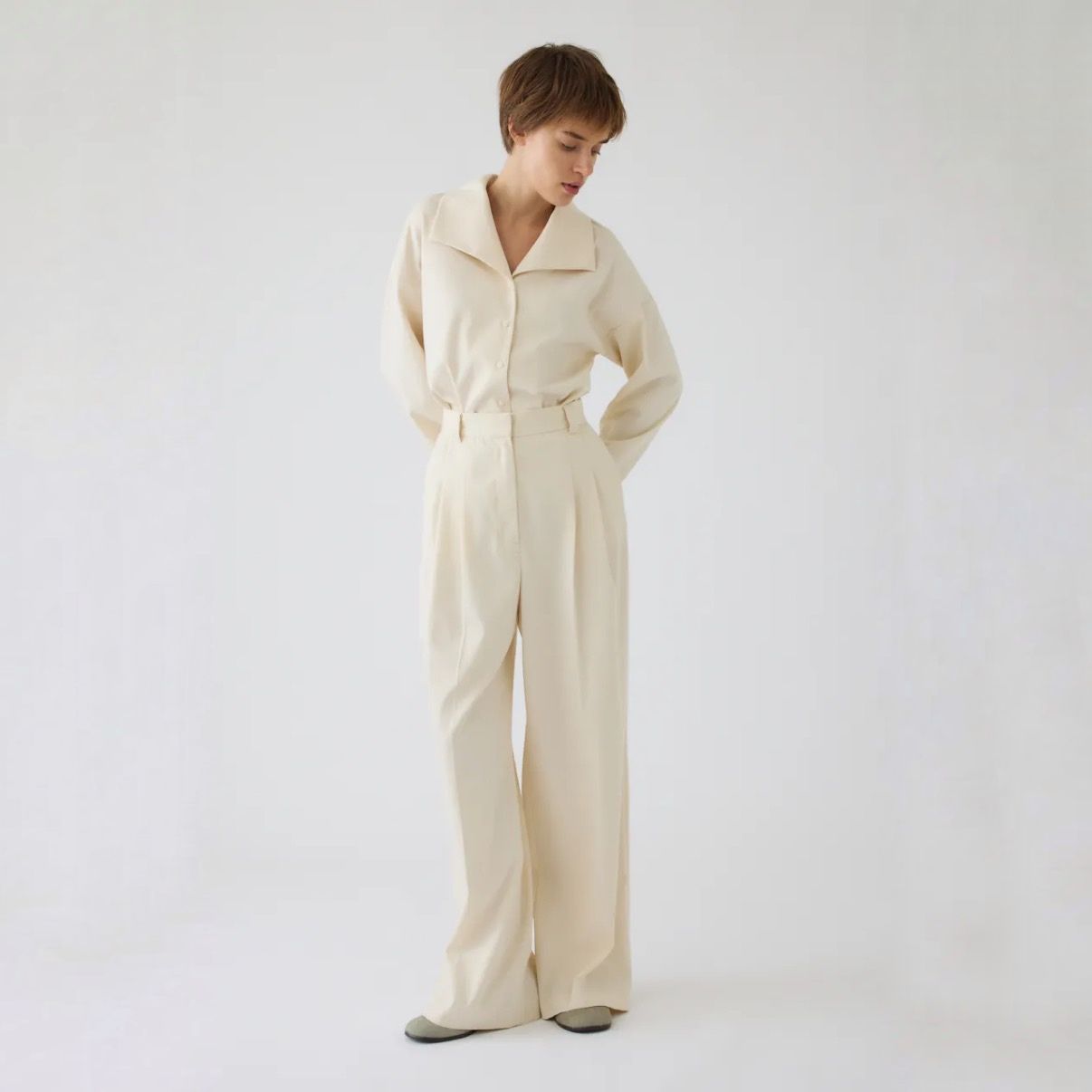 【残り一点】Collar Loose Wide SH