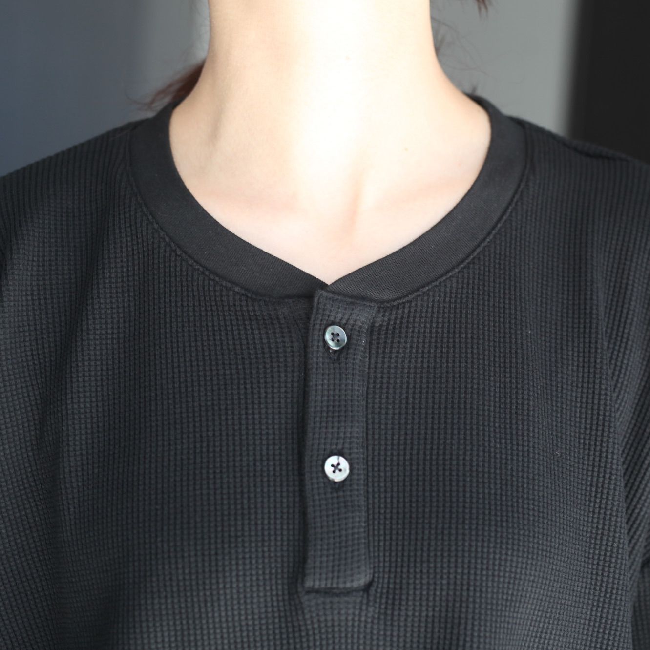 【残り一点】18G Garment Dye Waffle
