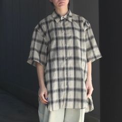 【残り一点】シズルチェックS/Sシャツ