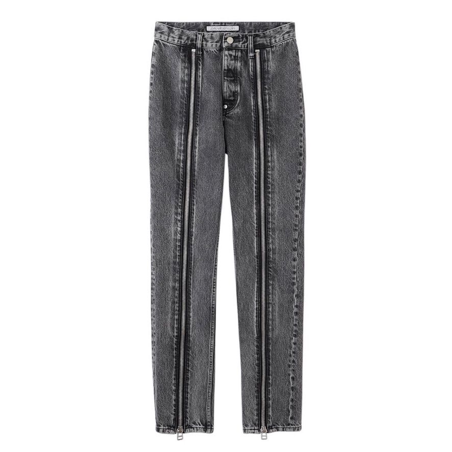 JOHNLAWRENCESULLIVAN - 【残り一点】Washed Denim Zipped Pants 