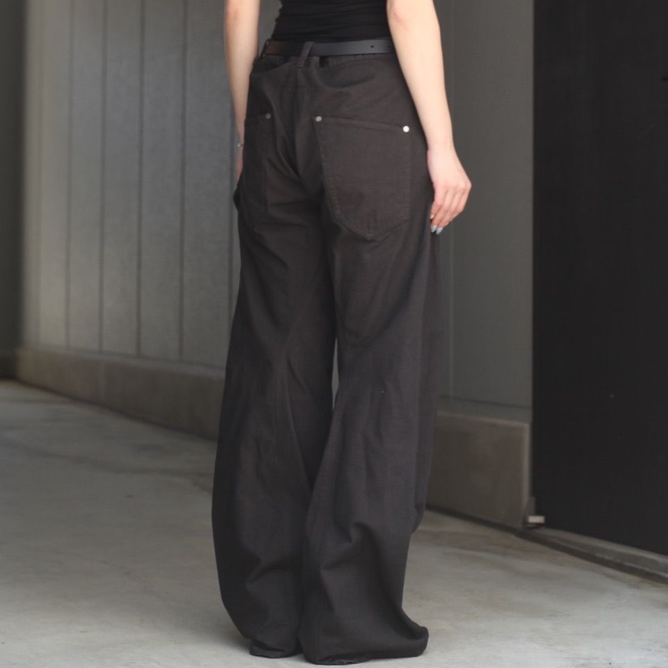 【残り一点】Curved Leg Double Knee Work Pants
