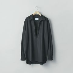 【残りわずか】Wool Flannel Oversized Skipper Shirt