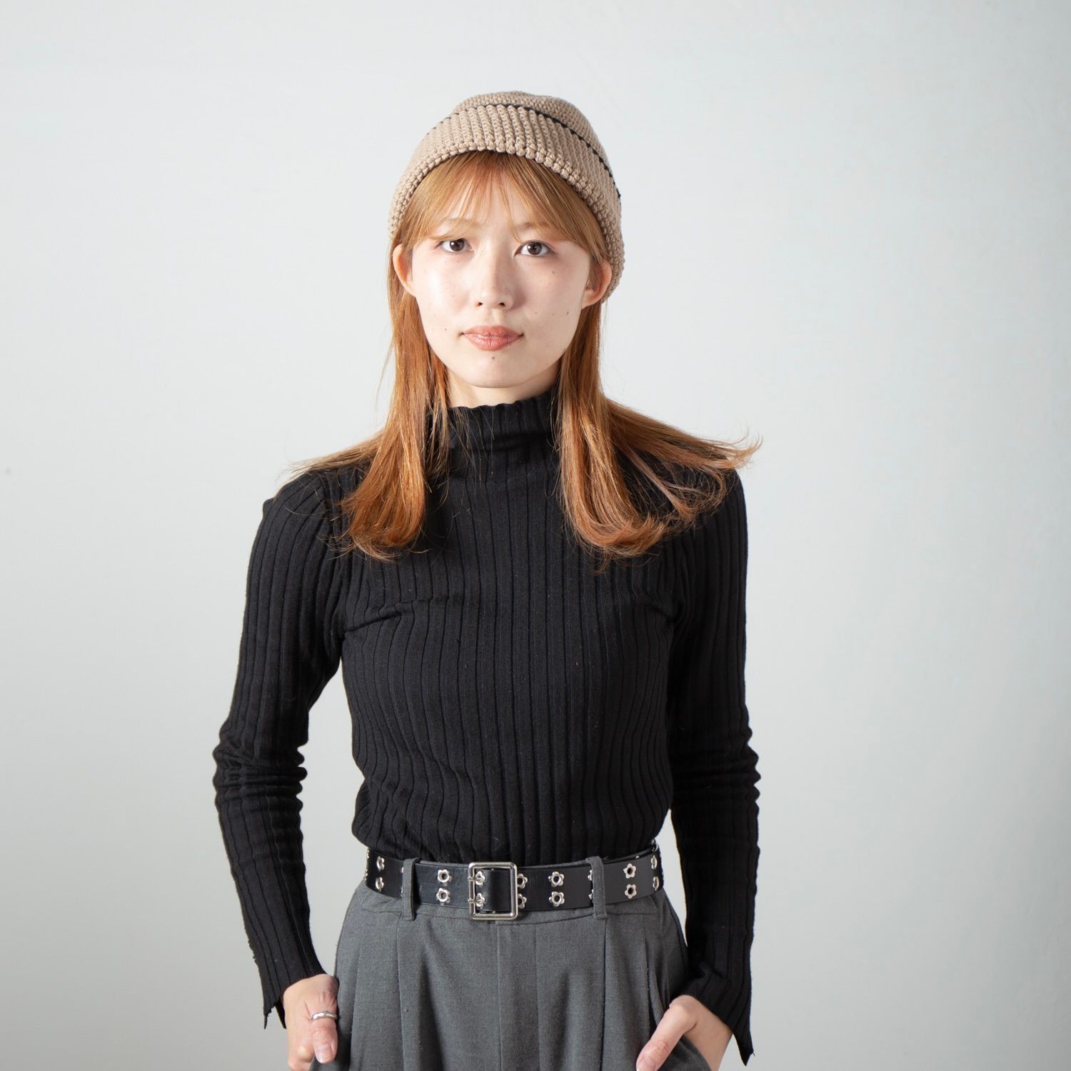 【残りわずか】Hand Knit Crusher Cap