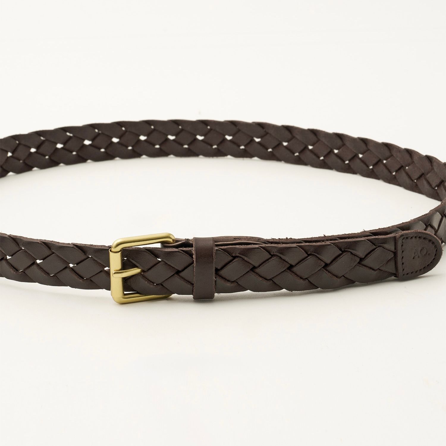 【残り一点】Narrow Leather Mesh Belt
