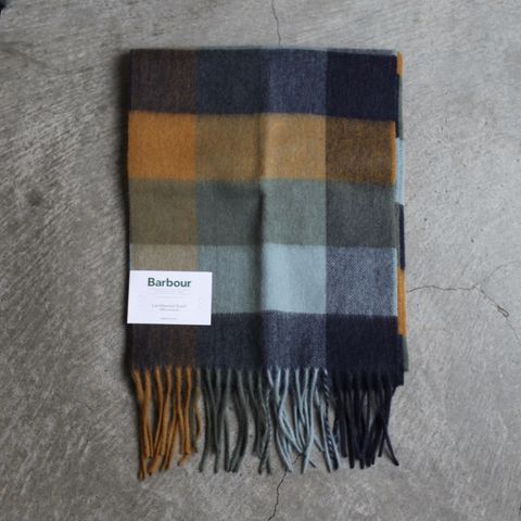 【残り一点】Lambswool Tattersall Scarf