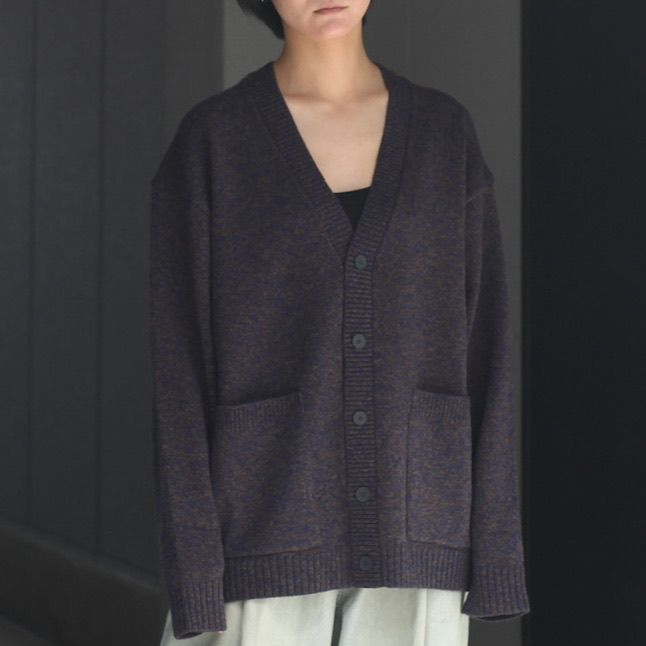 【残り一点】Wool Mouline Oversized Cardigan