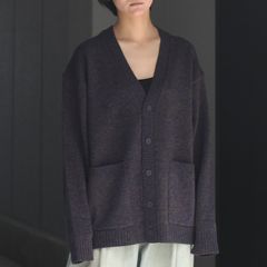 【残り一点】Wool Mouline Oversized Cardigan
