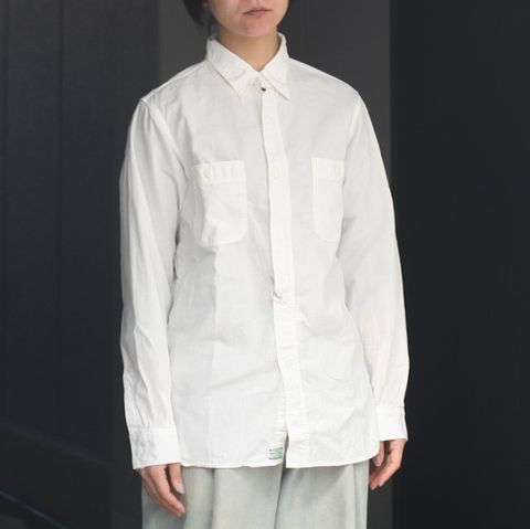 【残りわずか】White Chambray Work Shirt