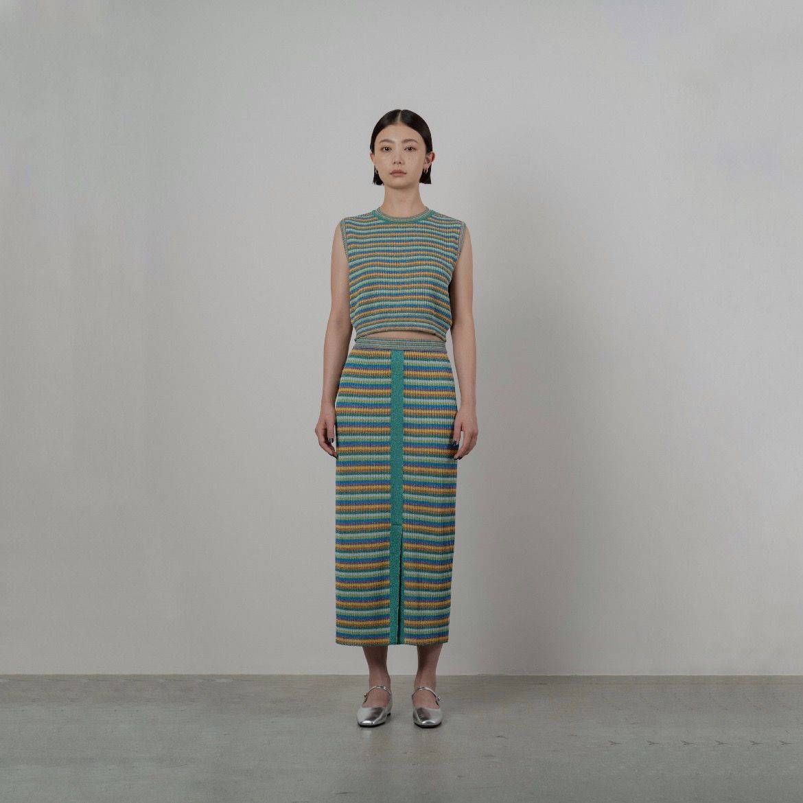 【残り一点】Lulex Multiborder Knitted Tank Top