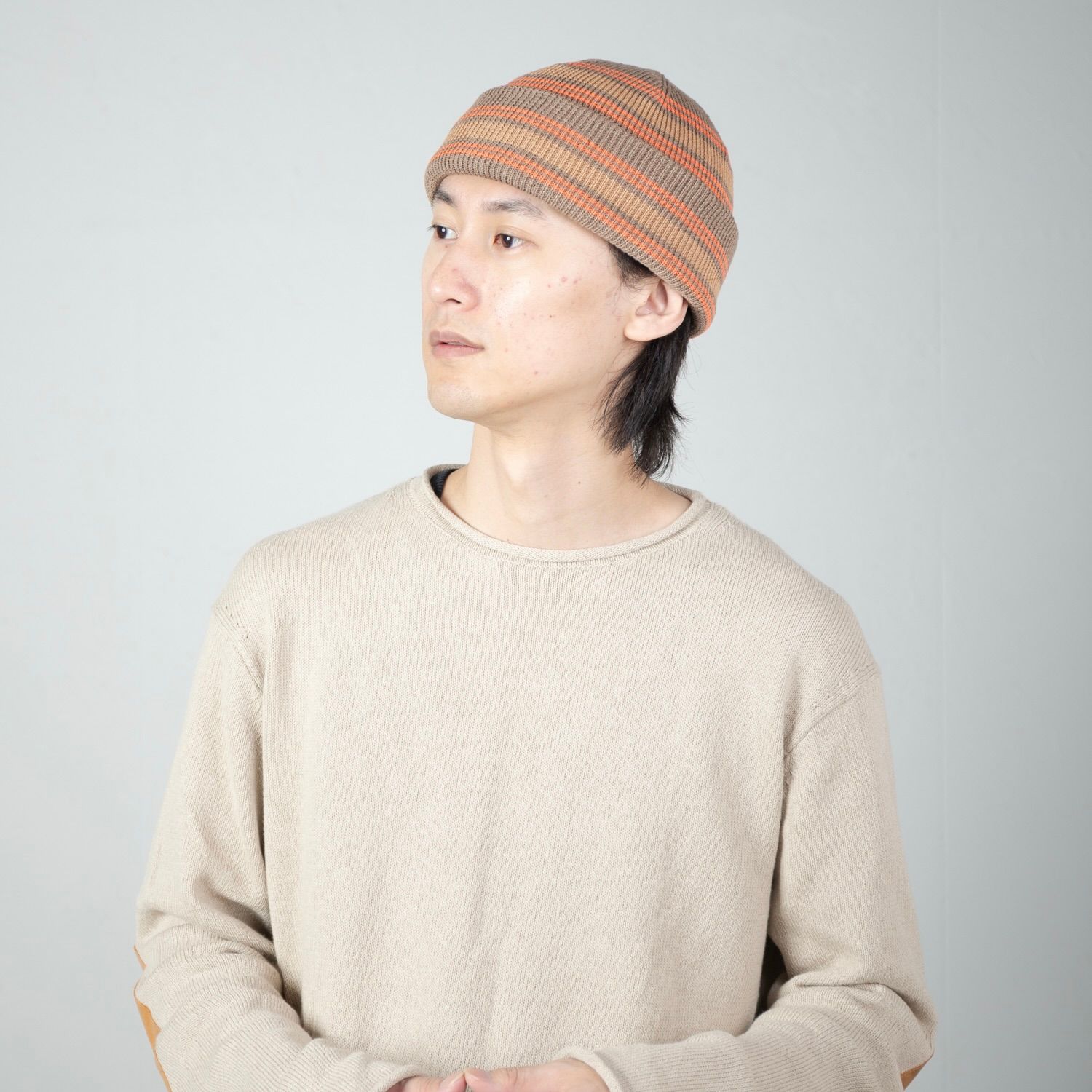 【残り一点】RV Border Short Beanie