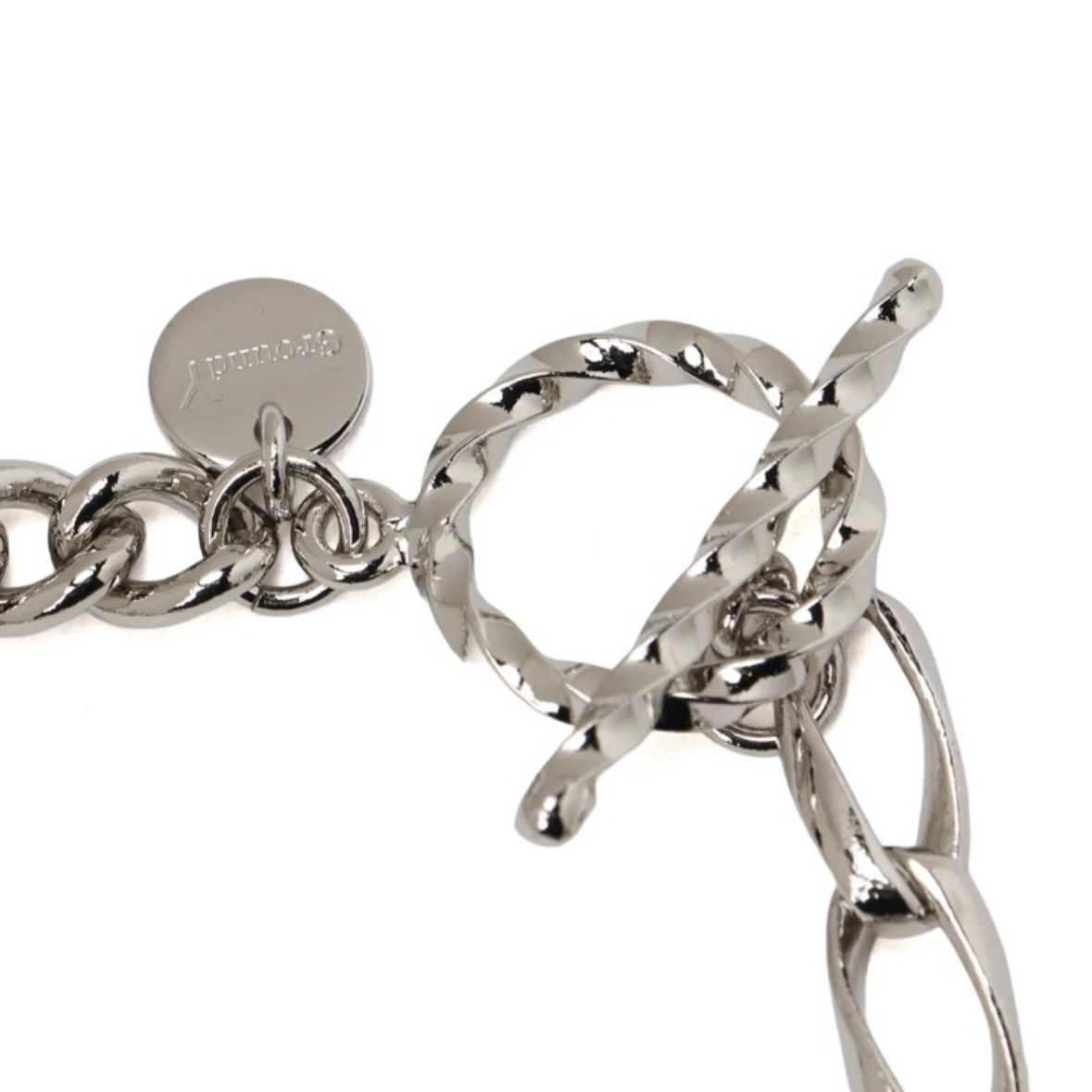 【残り一点】ダブルチェーンブレスレット(SILVER)