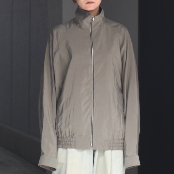 【残り一点】Silk/Nylon Zip Up Blouson