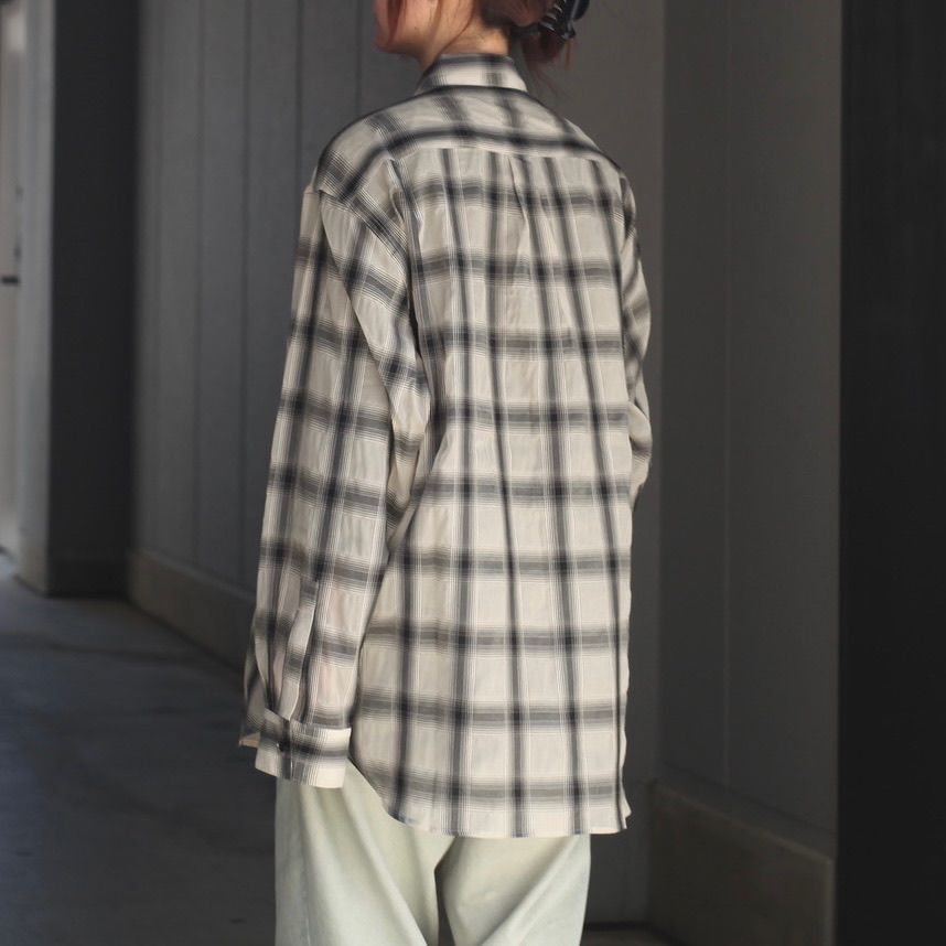【残り一点】シズルチェックL/Sシャツ