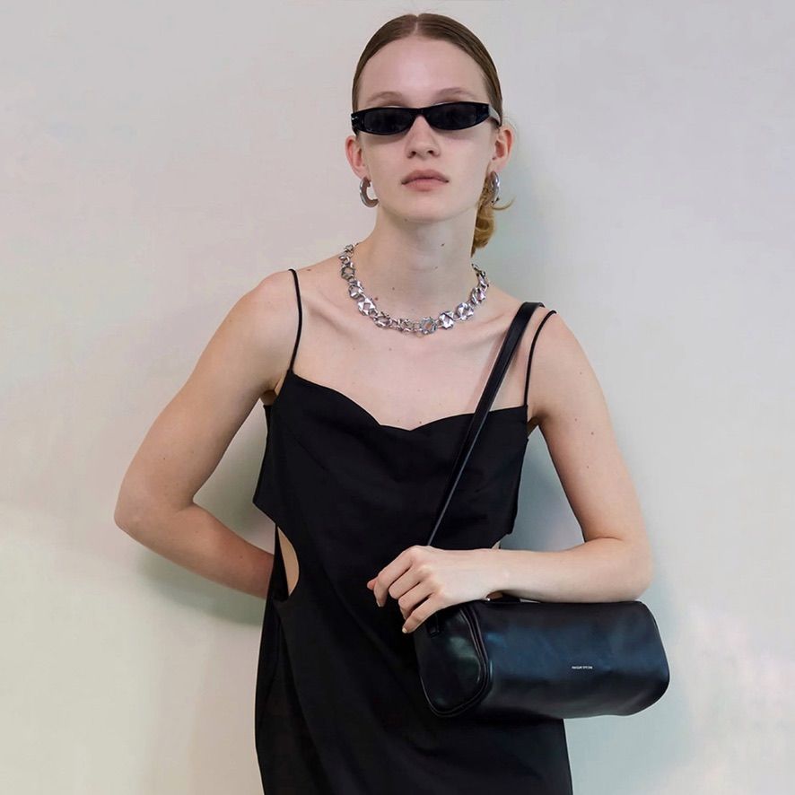 【残り一点】ナローダブルジップボストン