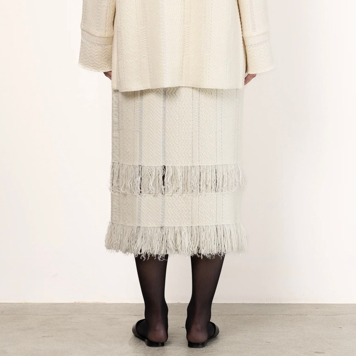 【残り一点】Inlay Stich Knit Skirt