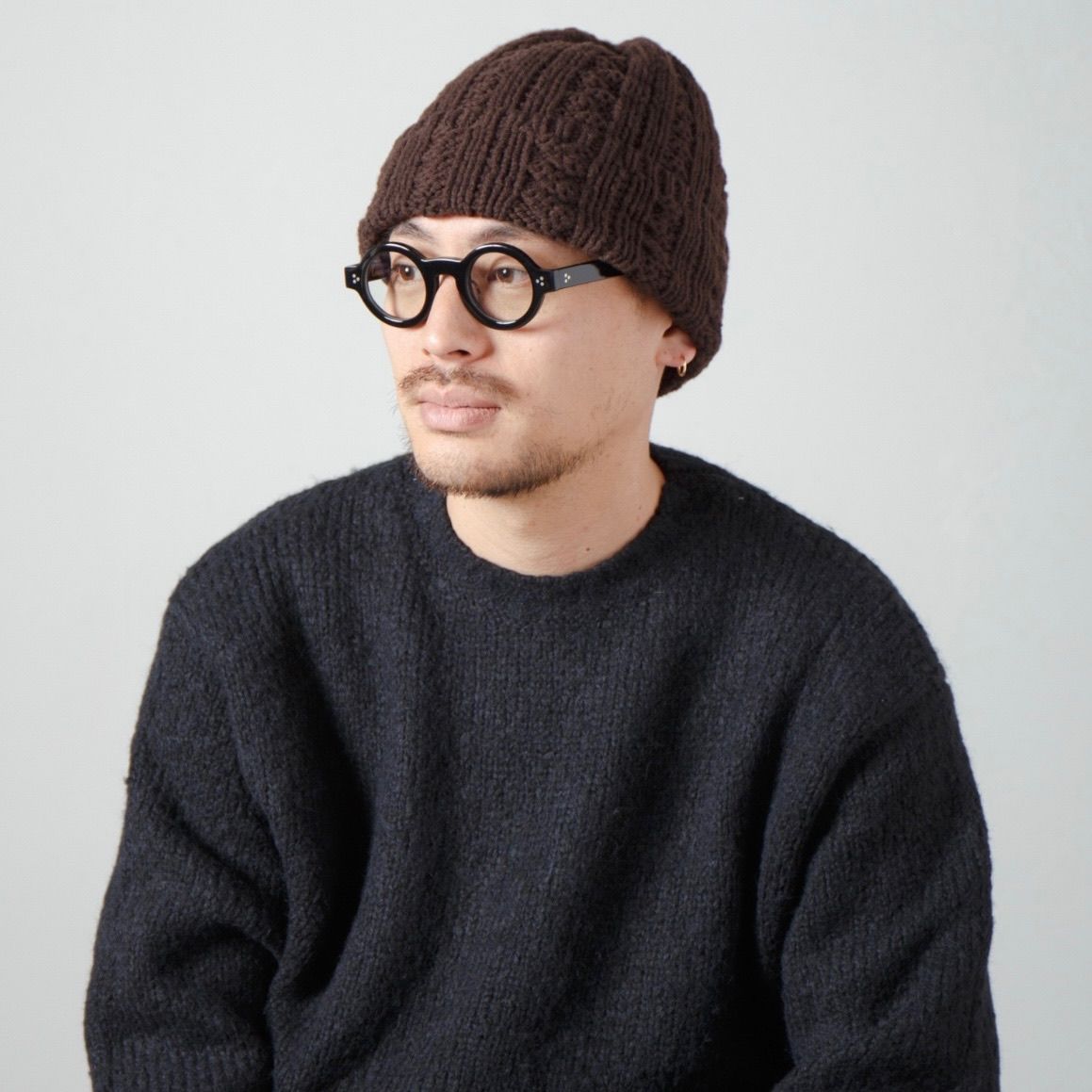 【残り一点】Insideout Cable Knit Cap