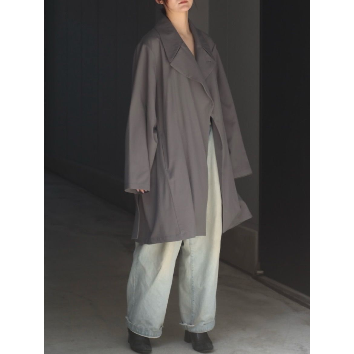 YOKE - 【残り一点】Wool Tropical Double Breasted Coat