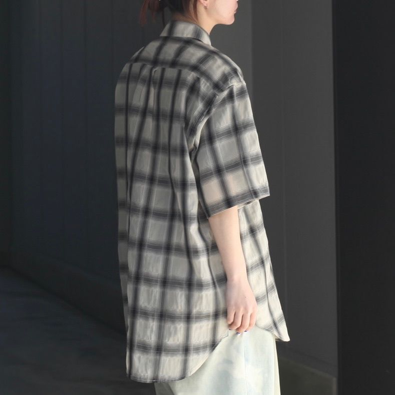【残り一点】シズルチェックS/Sシャツ