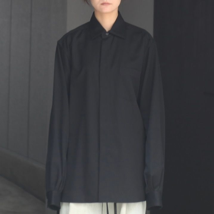 SOSHIOTSUKI - 【残り一点】The Kimono Breasted Shirt(COTTON) | ACRMTSM ONLINE STORE