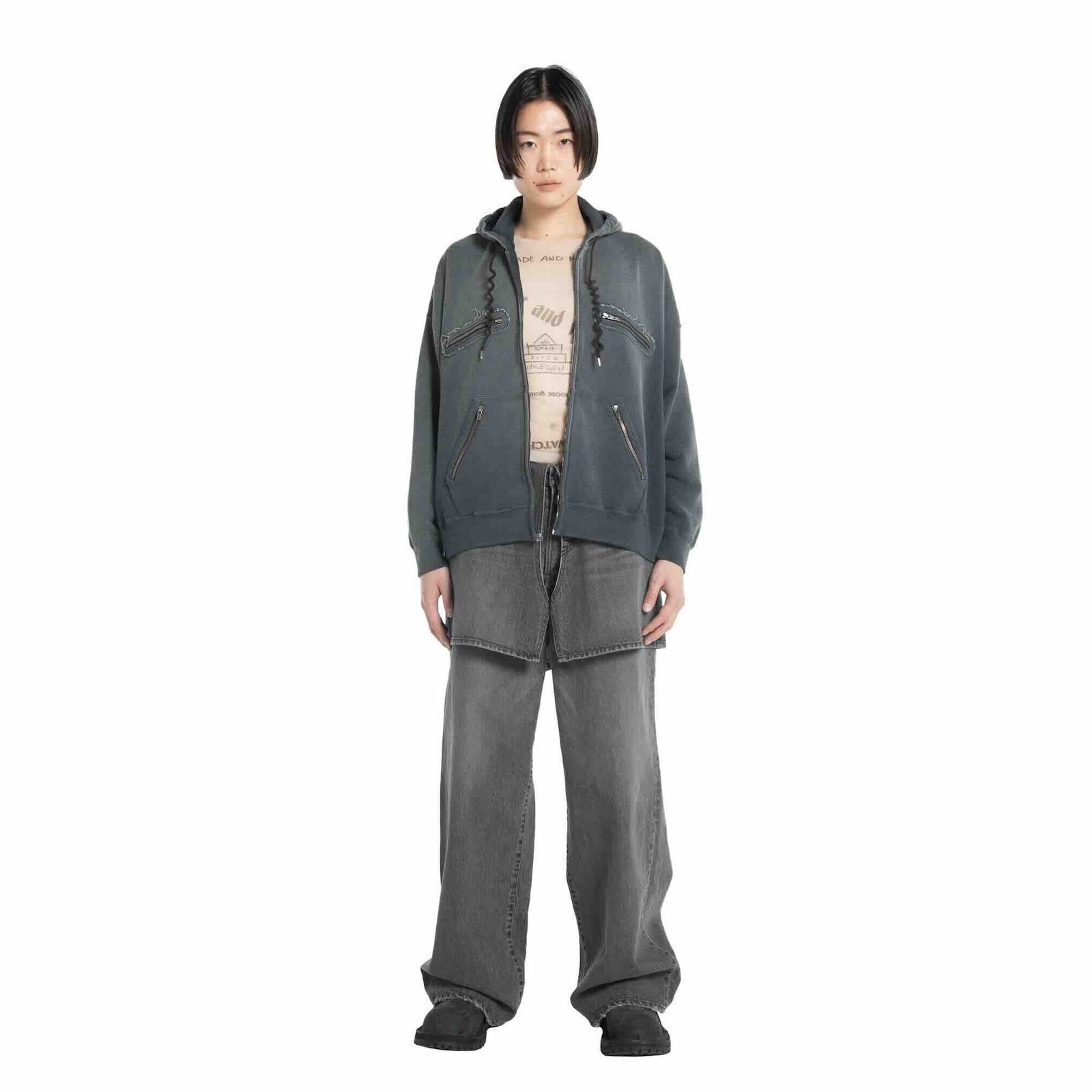 【残り一点】5-Zip Vintage Dyed Hoodie
