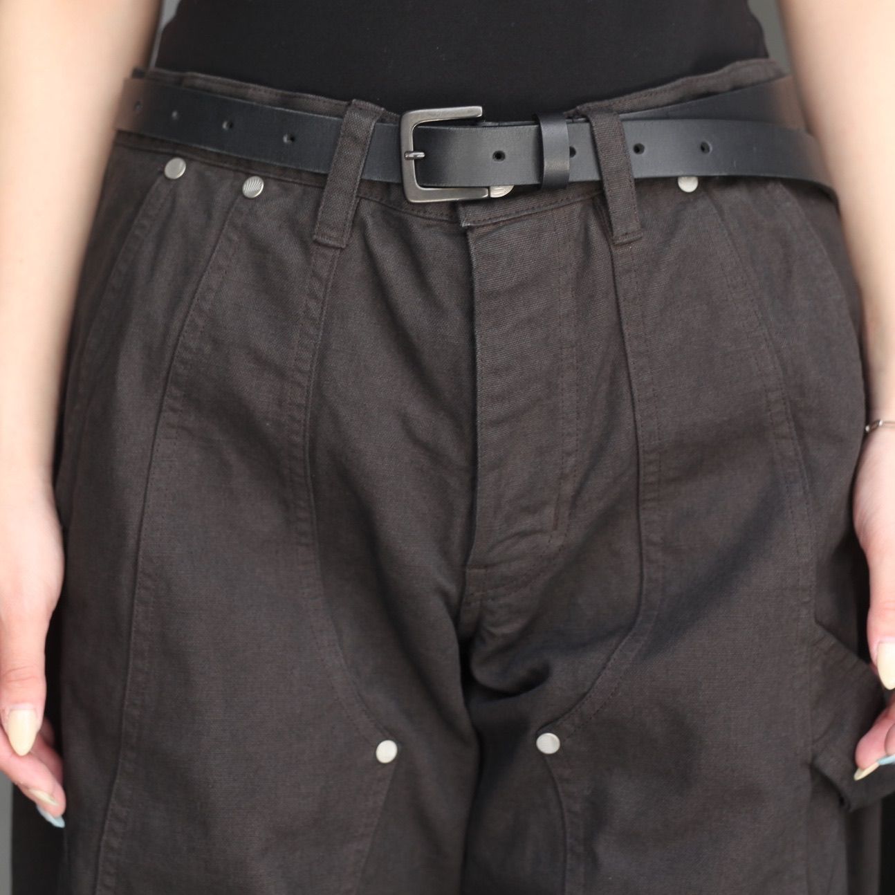 【残り一点】Curved Leg Double Knee Work Pants