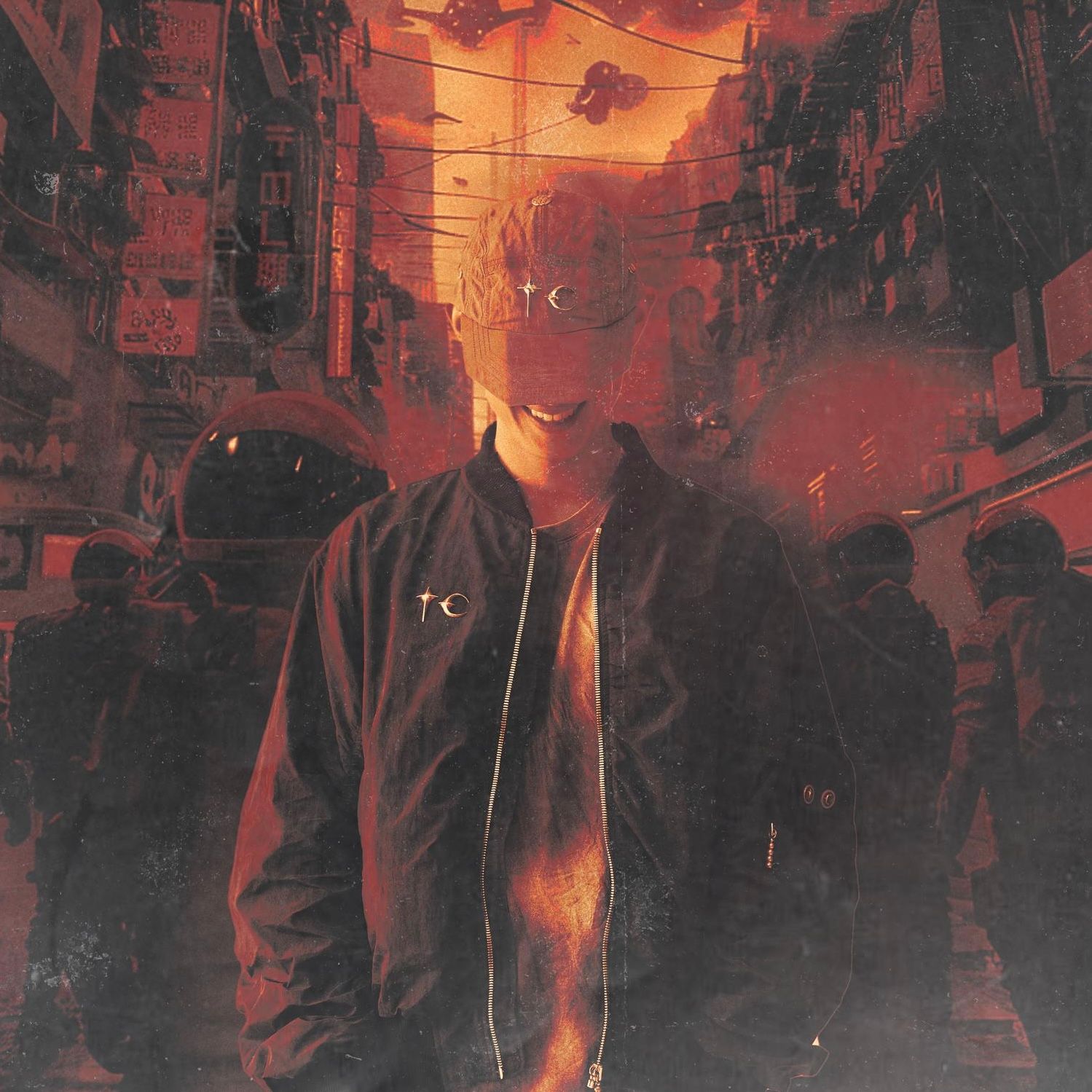 THUG CLUB bomberジャケット New 2024 Men Metal THUG CLUB Pu Leathers Zippers Bomber