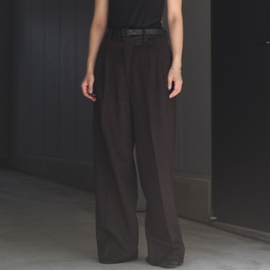 【残り一点】Pure Cashmere Long Wide Trousers