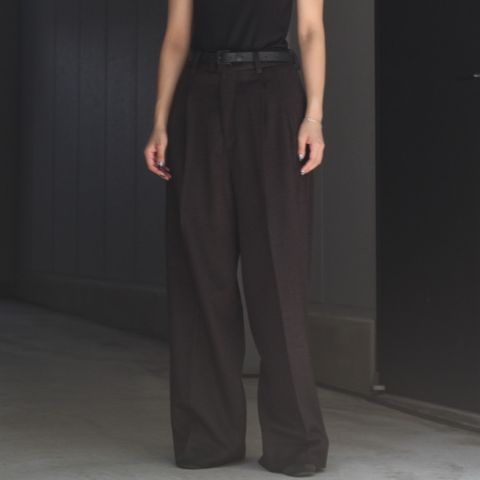 【残り一点】Pure Cashmere Long Wide Trousers