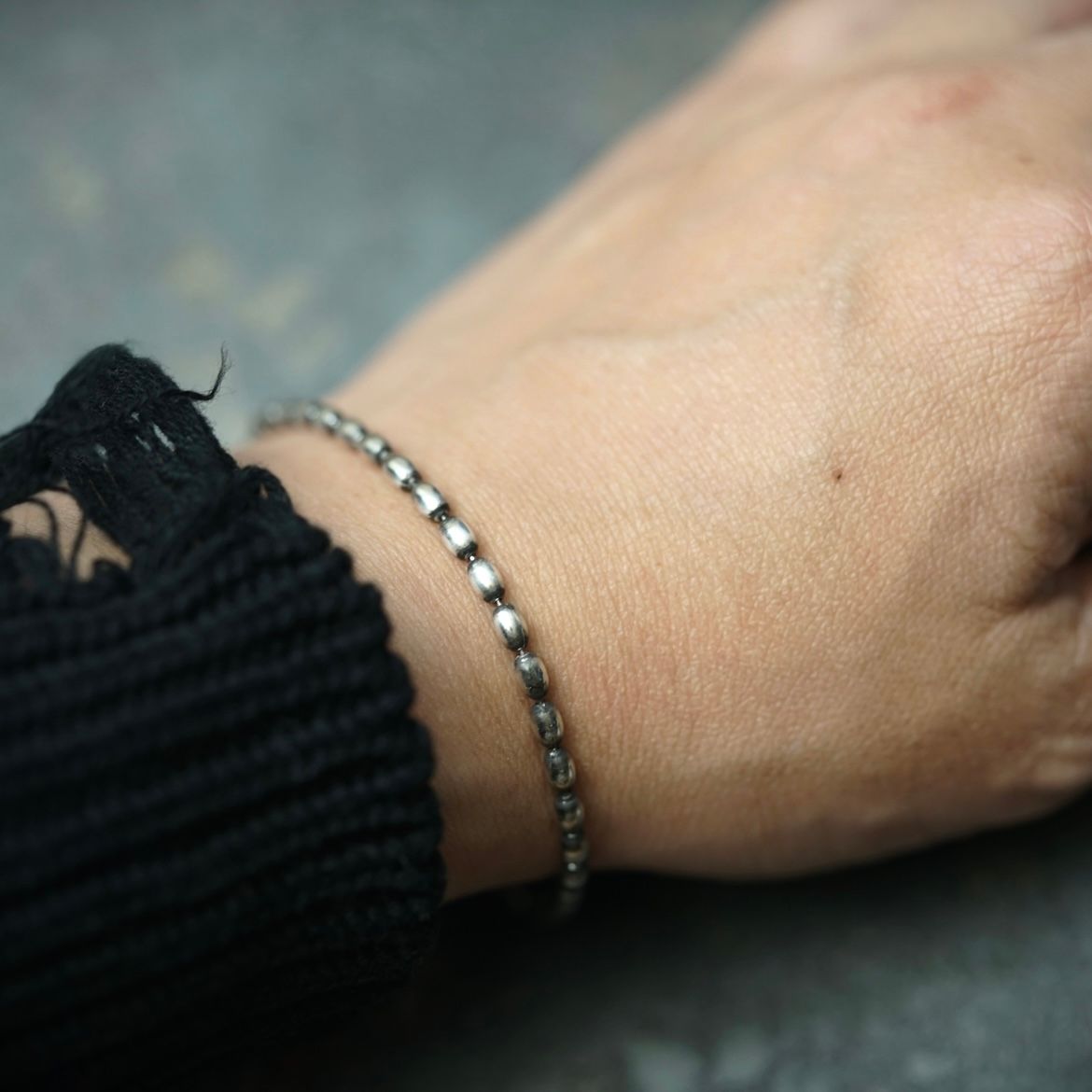 【お取り寄せ注文可能】Narrow Oval Bowl Chain Bracelet