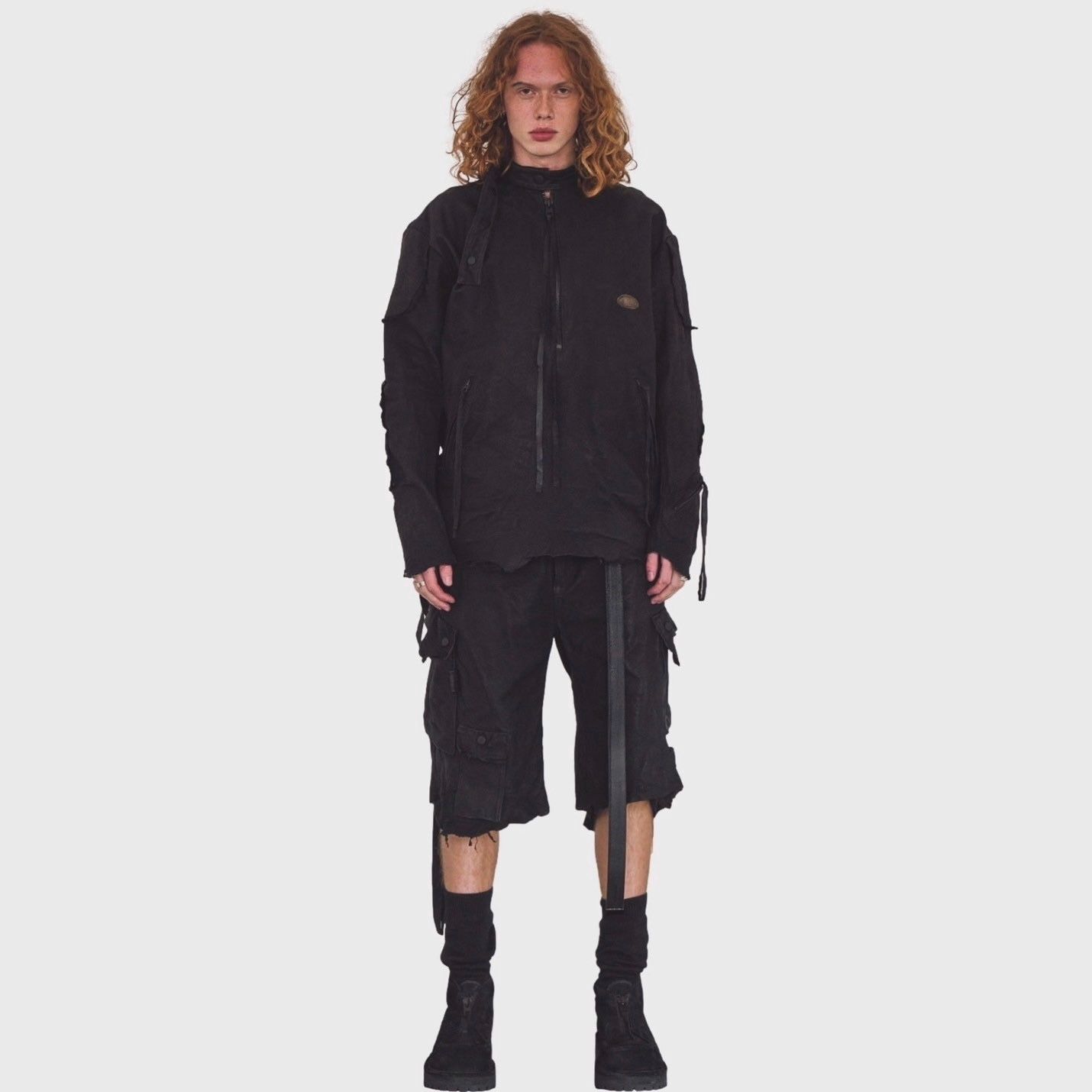 【残り一点】Rustic Edged Easy Rider's(VEGETABLE TANNING PIG LEATHER)