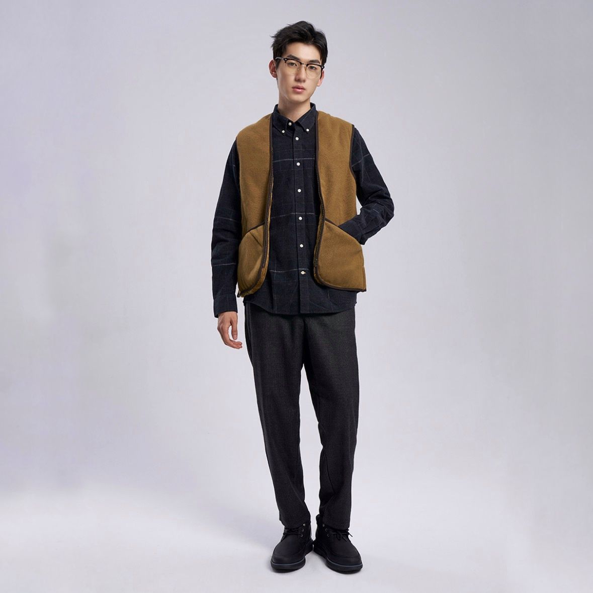 【残り一点】Warm Pile Waistcoat Zip In Liner