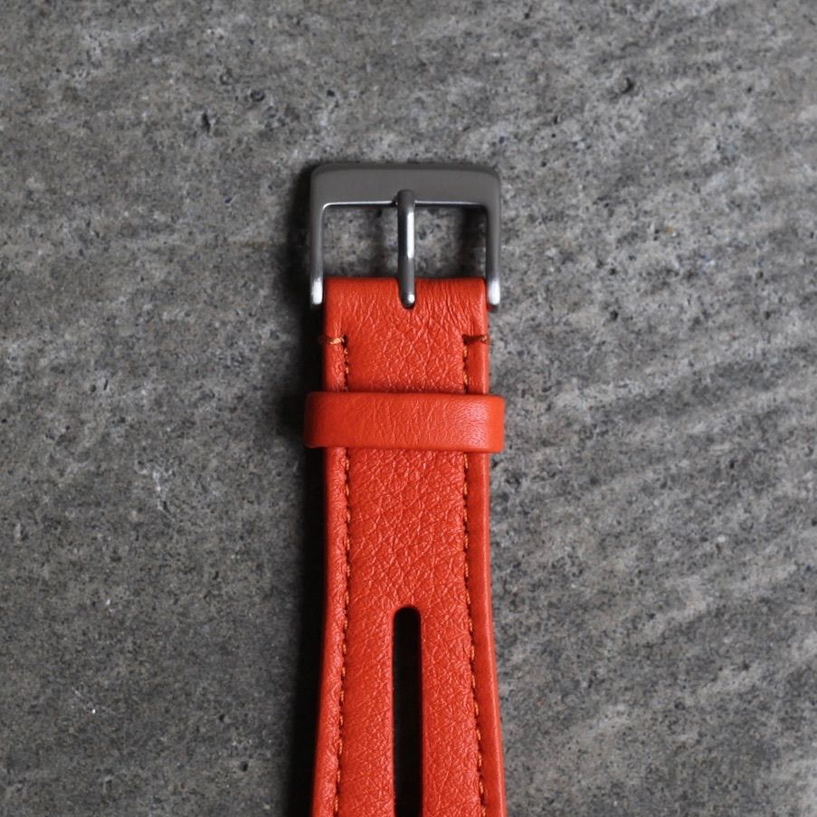 【残り一点】レザーハイブリッドバンド for Apple Watch(CARROT ORANGE)