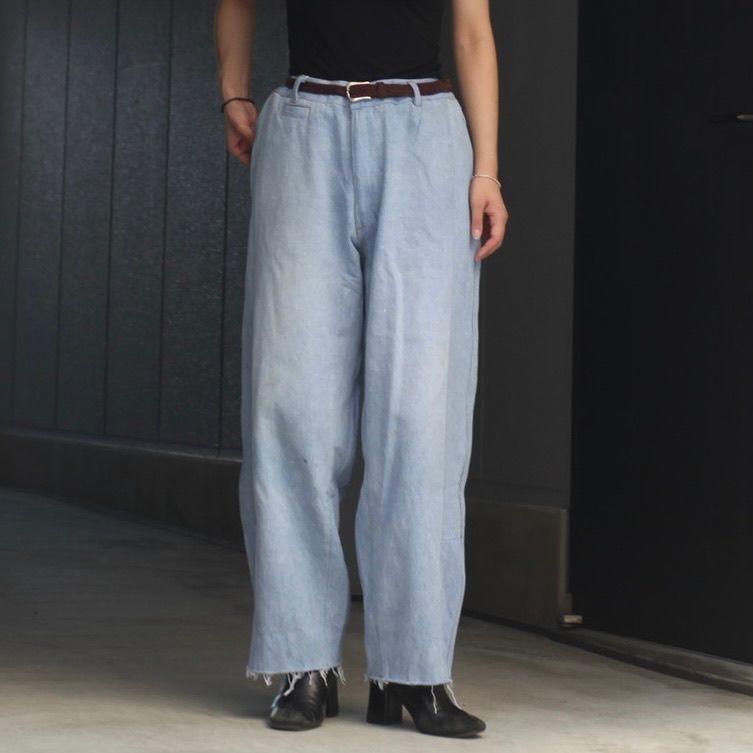 【残り一点】Reconstructed Super Baggy Slacks Denim_3(L)