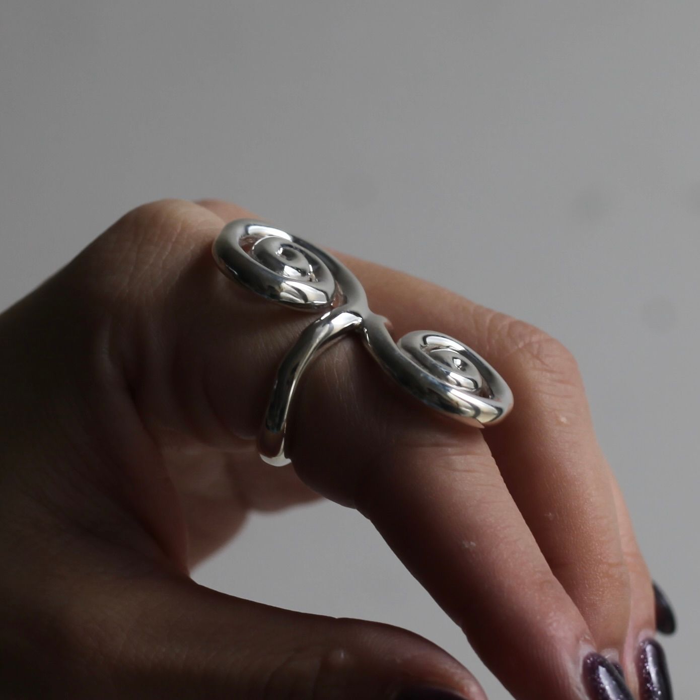 【残り一点】Asym Spiral Ring