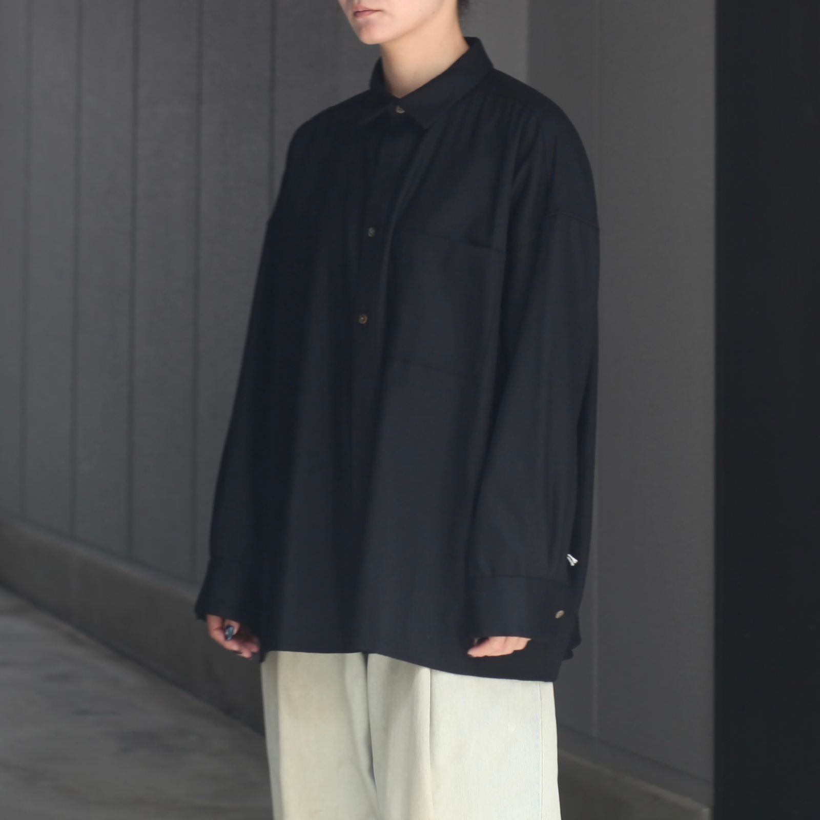 【残り一点】よそいきワイドBOXシャツ