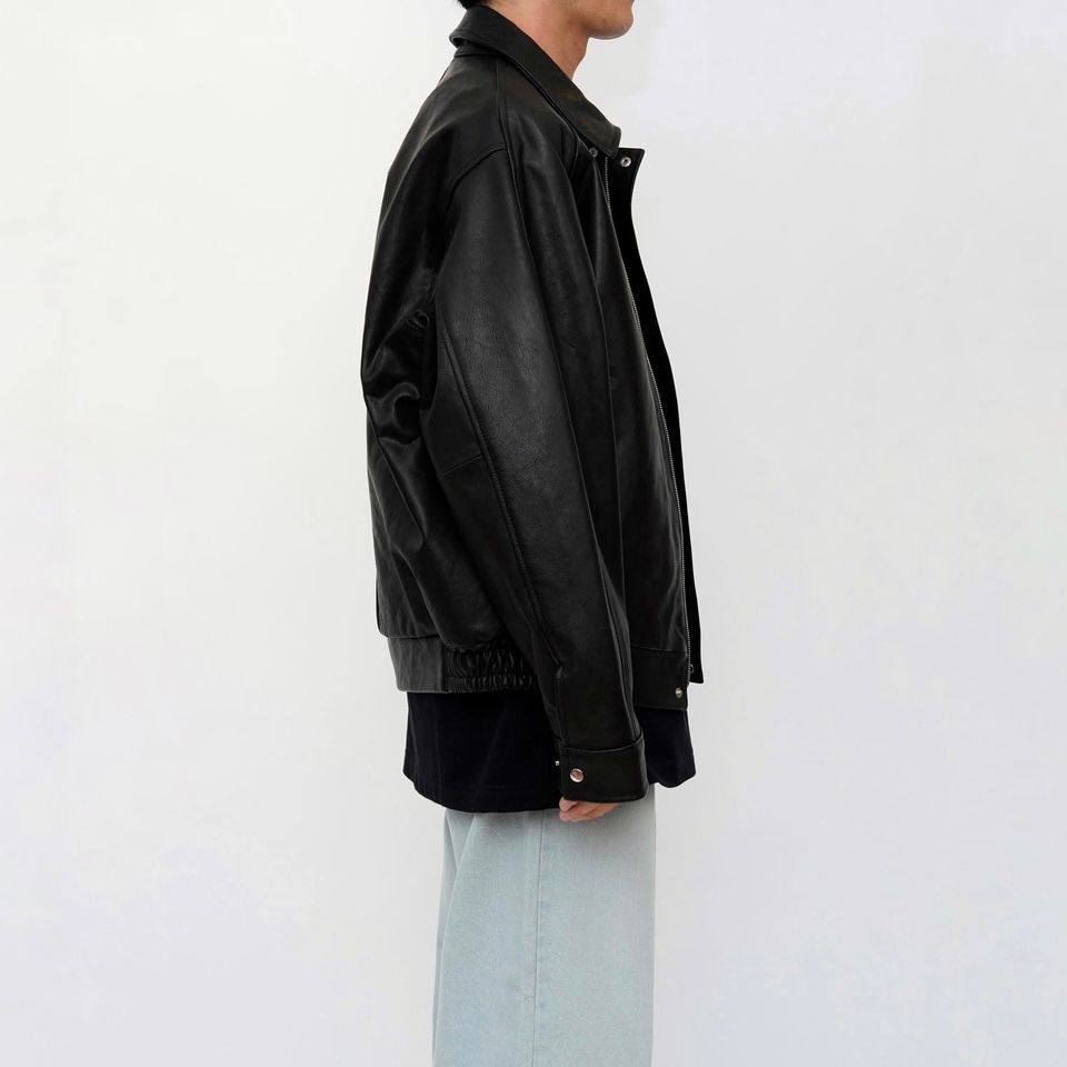 UNIVERSAL PRODUCTS - 【残りわずか】Goat Leather Drizzler Jacket ...