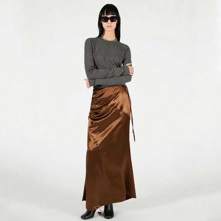 【残り一点】Satin Long Skirt