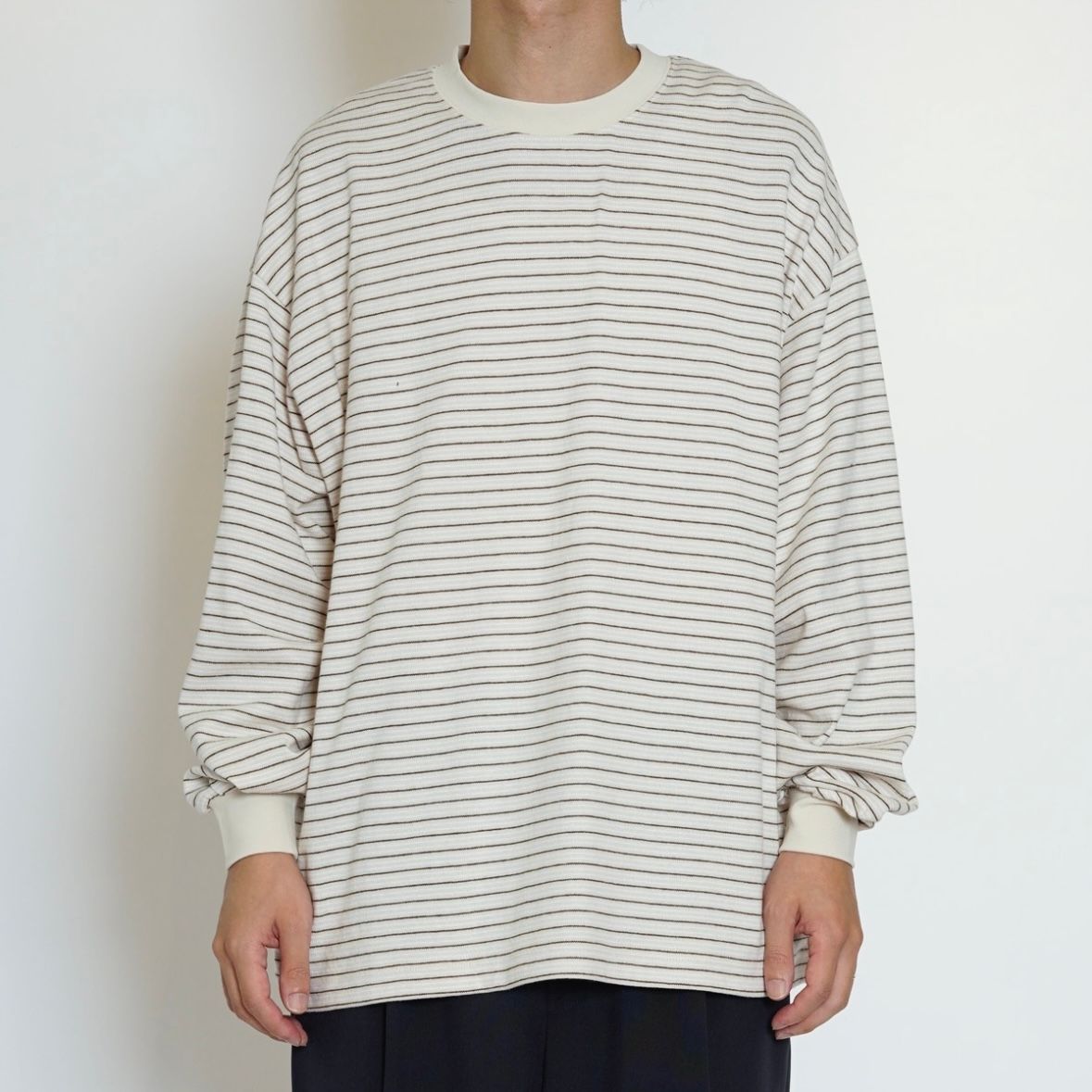 【残りわずか】Border Wide L/S Tee