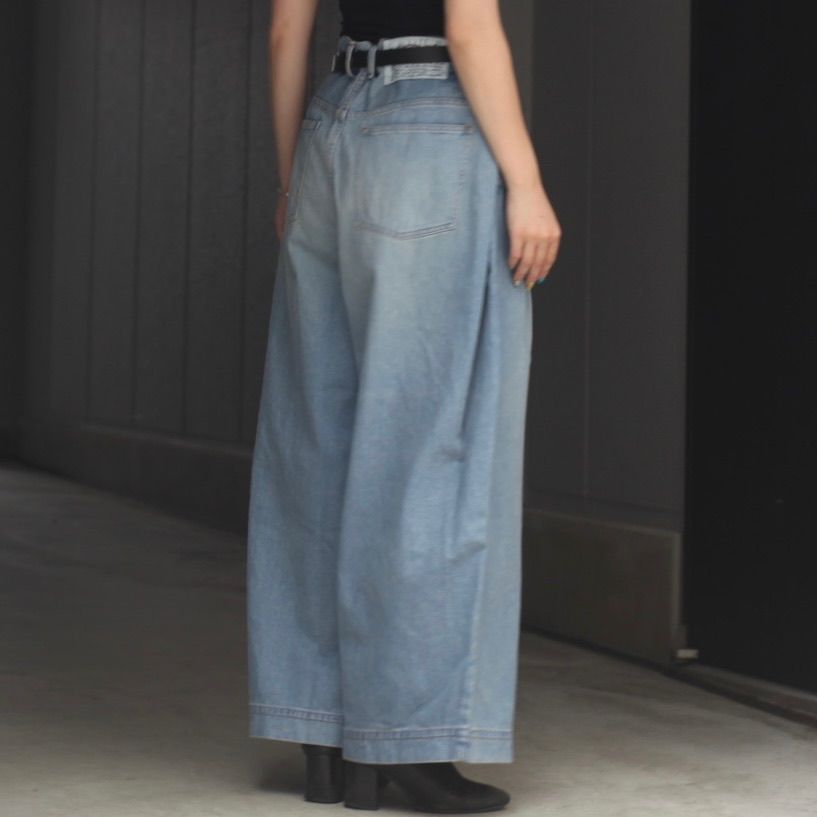 【残り一点】12OZワイドデニムパンツ(USED)