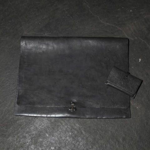 【お取り寄せ注文可能】Leather Combi Bag(BLACK)