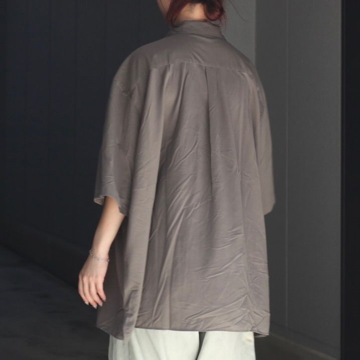 【残り一点】36G Cupro Ether Shirt